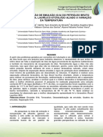 Desestabilização de emulsão O/A do petróleo bruto