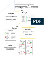 Multiplos, Divisores Num Primos y Compuestos