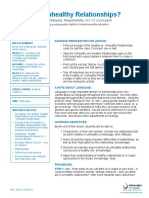 Healthy or Unhealthy Relationships?: A Lesson Plan From Rights, Respect, Responsibility: A K-12 Curriculum