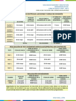 Realización de Controles: Lecciones Y Horas de Conexión