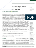 C-Reactive Protein, Procalcitonin, D-Dimer, and Ferritin in Severe Coronavirus Disease-2019: A Meta-Analysis