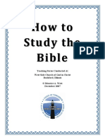 How To How To Study The Study The Bible Bible