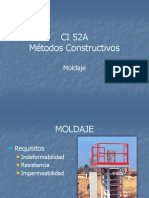 CI 52A Métodos Constructivos: Moldaje