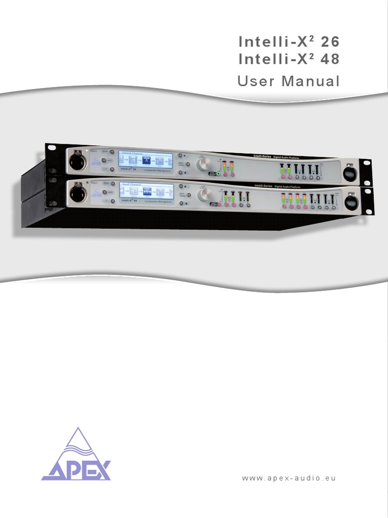 Intelli-X 26 Intelli-X 48: User Manual | PDF | Equalization (Audio ...