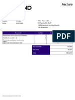 Factura: Descripción Cantidad Precio Subtotal