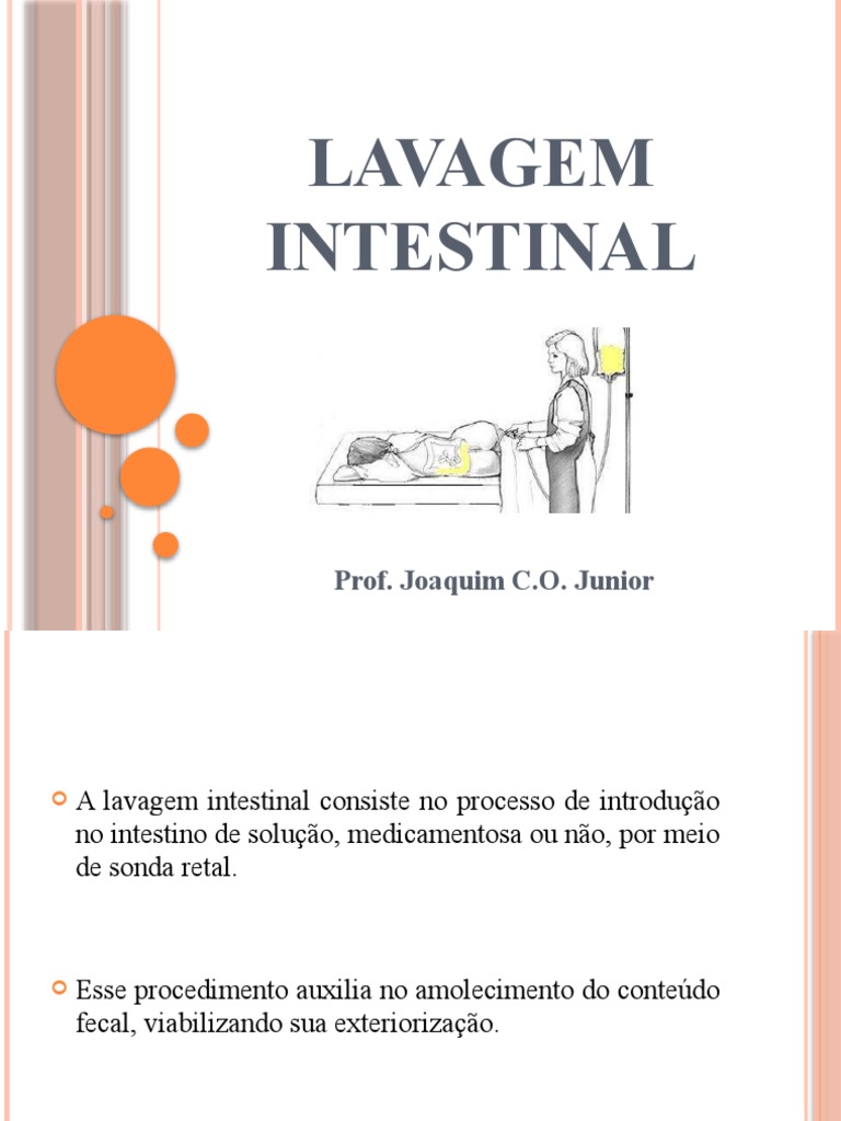Lavagem Intestinal: Procedimentos e Indicações | PDF | Remédio ...