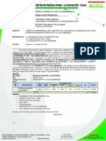 INFORME #009-2023-MDM-GDTI/ Wdhv/Sa.: "Año de La Unidad Y La Paz Y El Desarrollo"