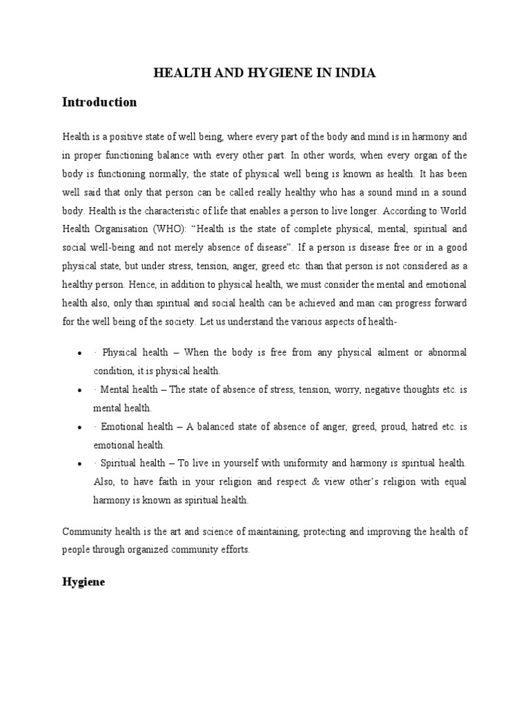 Cultural Practices Personal Hygiene In India A Deeper Look - bycpaxh