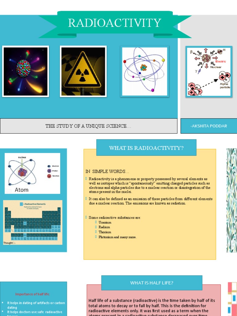 Radioactivity Chemistry PDF