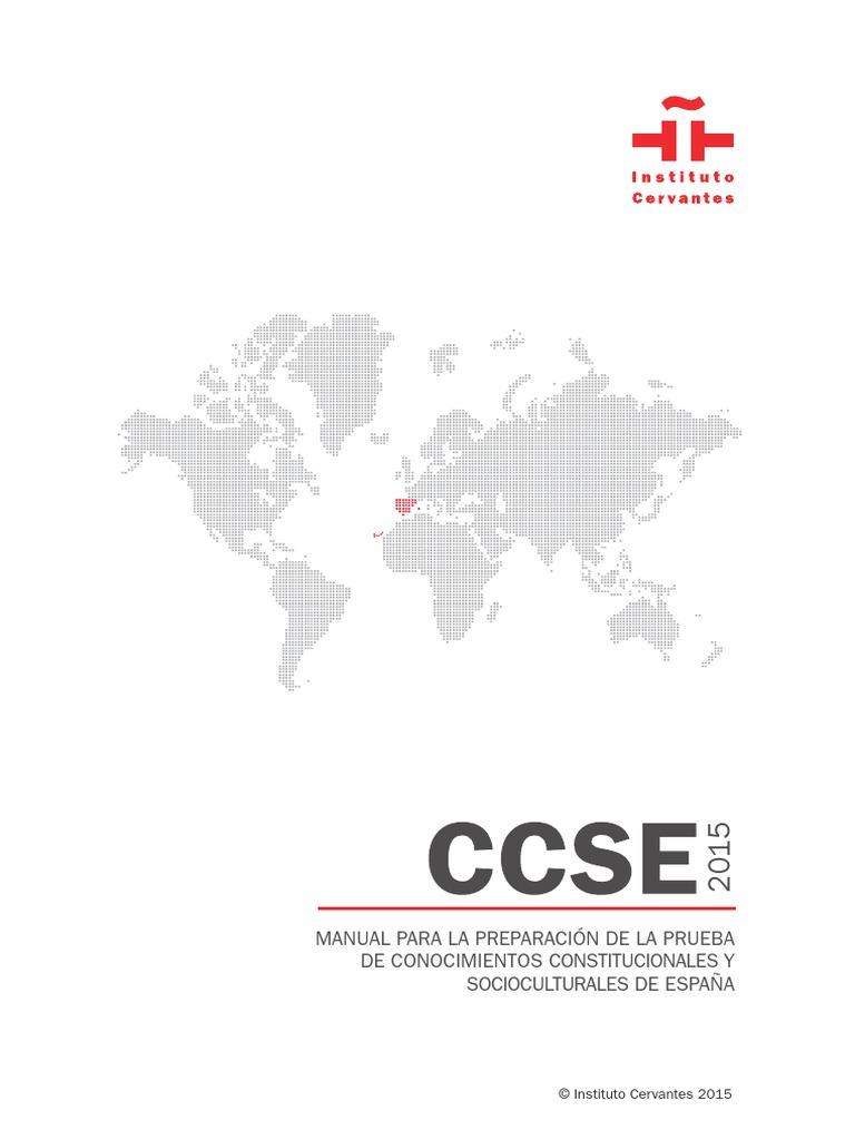Manual Ccse PDF España Constitución