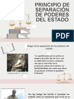 Principio Separación de Poderes