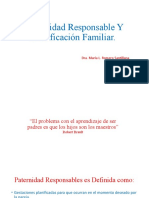 Paternidad Responsable Y Planificación Familiar.: Dra. María L. Romero Santillana