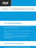 Python - Gui Programming (Tkinter)