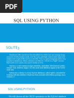 SQL Using Python