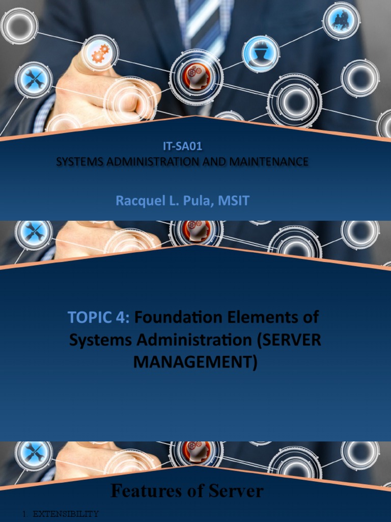 Topic 4 Foundation Element Server Management PDF Central Processing