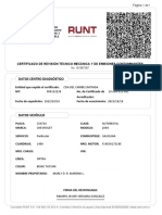 Datos Centro Diagnóstico: Certificado de Revisión Técnico Mecánica Y de Emisiones Contaminantes