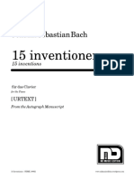 15 Inventionen: Johannsebastianbach