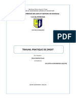 Travail Pratique de Droit: Institut Superieur Des Arts Et Metiers de Kinshasa I.S.A.M./Kinshasa