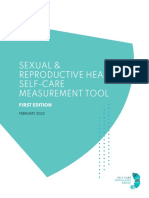 Sexual & Reproductive Health Self-Care Measurement Tool: First Edition
