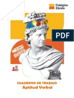 Aptitud Verbal: Cuaderno de Trabajo