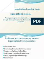 Effective Communication Is Central To An Organization's Success