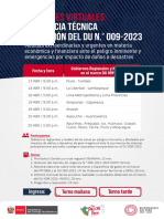 23-04-14 Reuniones Virtuales de Asistencia Técnica Sobre Aplicación Del DU N.° 009-2023 PDF