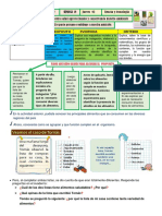 Actividad Proposito Evidencia Criterio: Cuidemos Nuestra Salud Aprovechando y Conservando Nuestro Ambiente