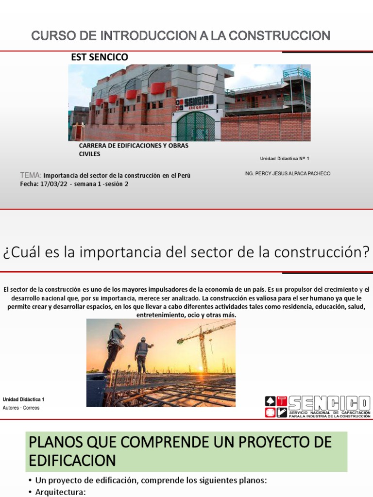 Sesion 2 Introduccion A La Construccion Pdf Diseño Arquitectonico