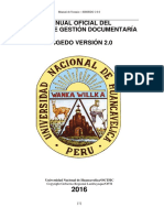 Manual Oficial Del Sistema de Gestión Documentaría Sisgedo Versión 2.0
