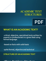 Academic Text Structures