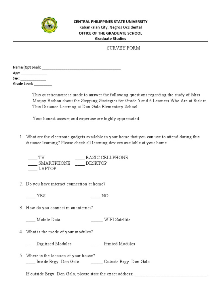 Survey on Distance Learning Resources | PDF