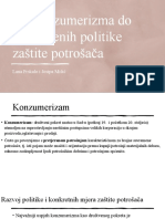 Od Konzumerizma Do Suvremenih Politike Zaštite Potrošača: Lana Prskalo I Josipa Mišić
