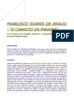 FRANCISCO SOARES DE ARAUJO - CANHOTO DA PARAIBA - BIOGRAFIA