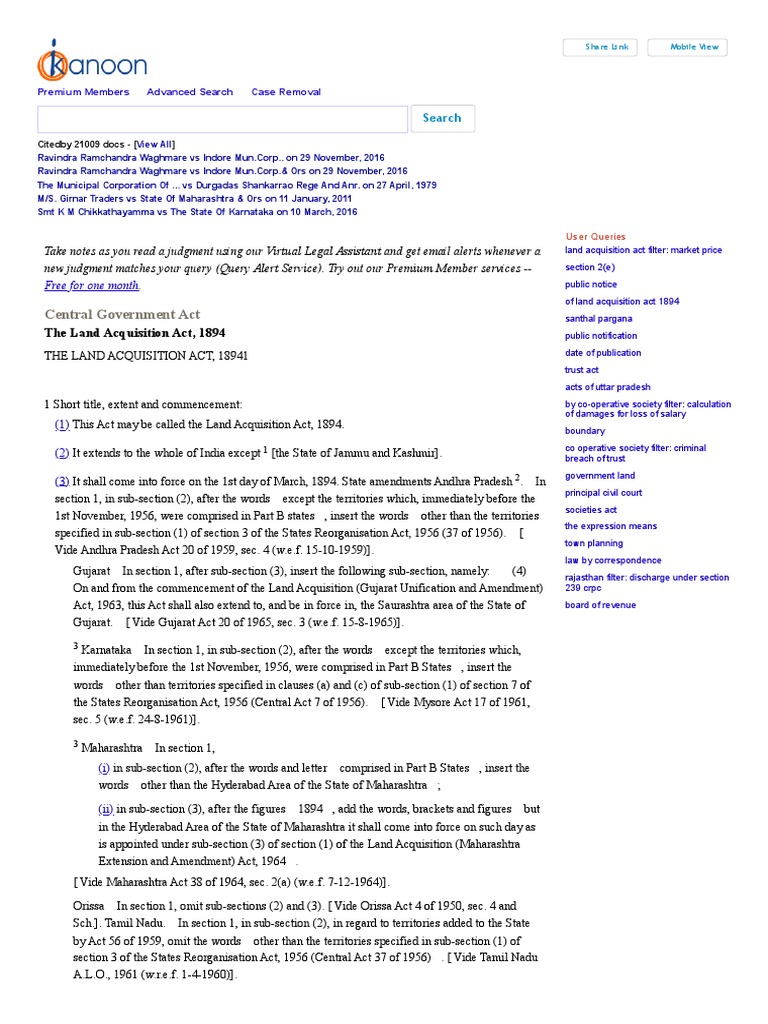 the-land-acquisition-act-1894-pdf-justice-crime-violence