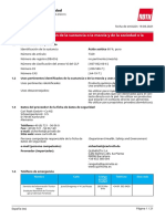 Ácido acético 60% FDS