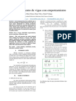 Comportamiento de vigas con empotramiento: análisis estático y deflexión