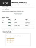 Activity 1d (Joint Probability Distribution) : Attempt History