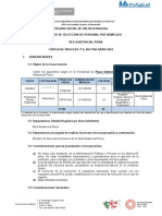Cargo Especialidad Código de Cargo Remuneracion Mensual Cantidad Lugar de Labores Dependencia