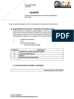 Requemiento de Picado Y Enchape de Porcelanato:: Cotización