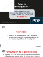 Planteamiento Del Problema de Investigacion