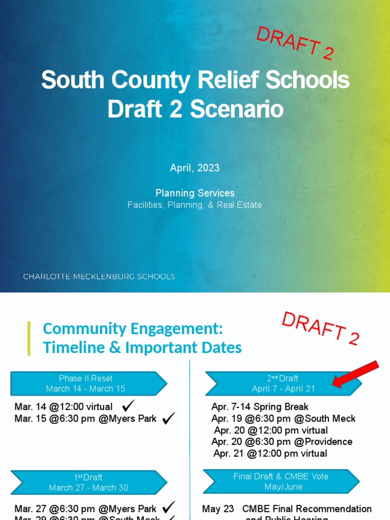 Phase II DRAFT 2 South County Relief Plan CMS PDF Charlotte Socioeconomic Status