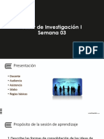 Taller Investigación ideas