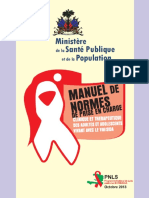 Manuel de Normes en Charge Clinique Et Thérapeutique Des Adultes Et Adolescents Vivant Avec Le VIH/Sida