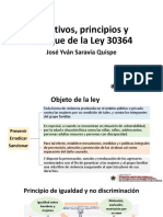 Objetivos, Principios y Enfoque Ley 30364 - Listo