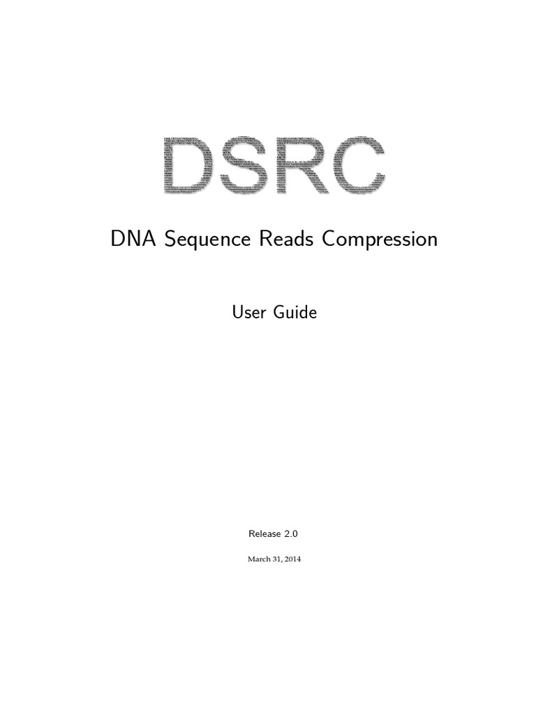 DNA Sequence Reads Compression Guide | PDF | Data Compression | Library ...