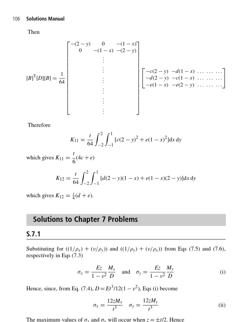 Solutions To Chapter 7 Problems | PDF | Teaching Methods & Materials