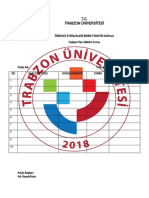 T.C. Trabzon Üniversitesi: Öğrenci Etkinlikleri Birimi Yönetim Kurulu Faaliyet Planı Bildirim Formu