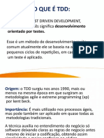 O que é TDD: Test Driven Development