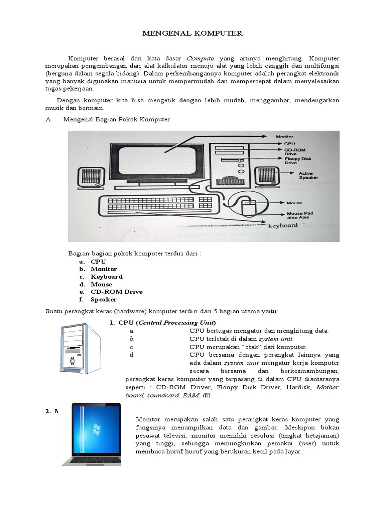 Mengenal Komputer PDF