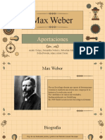 Max Weber: Aportaciones